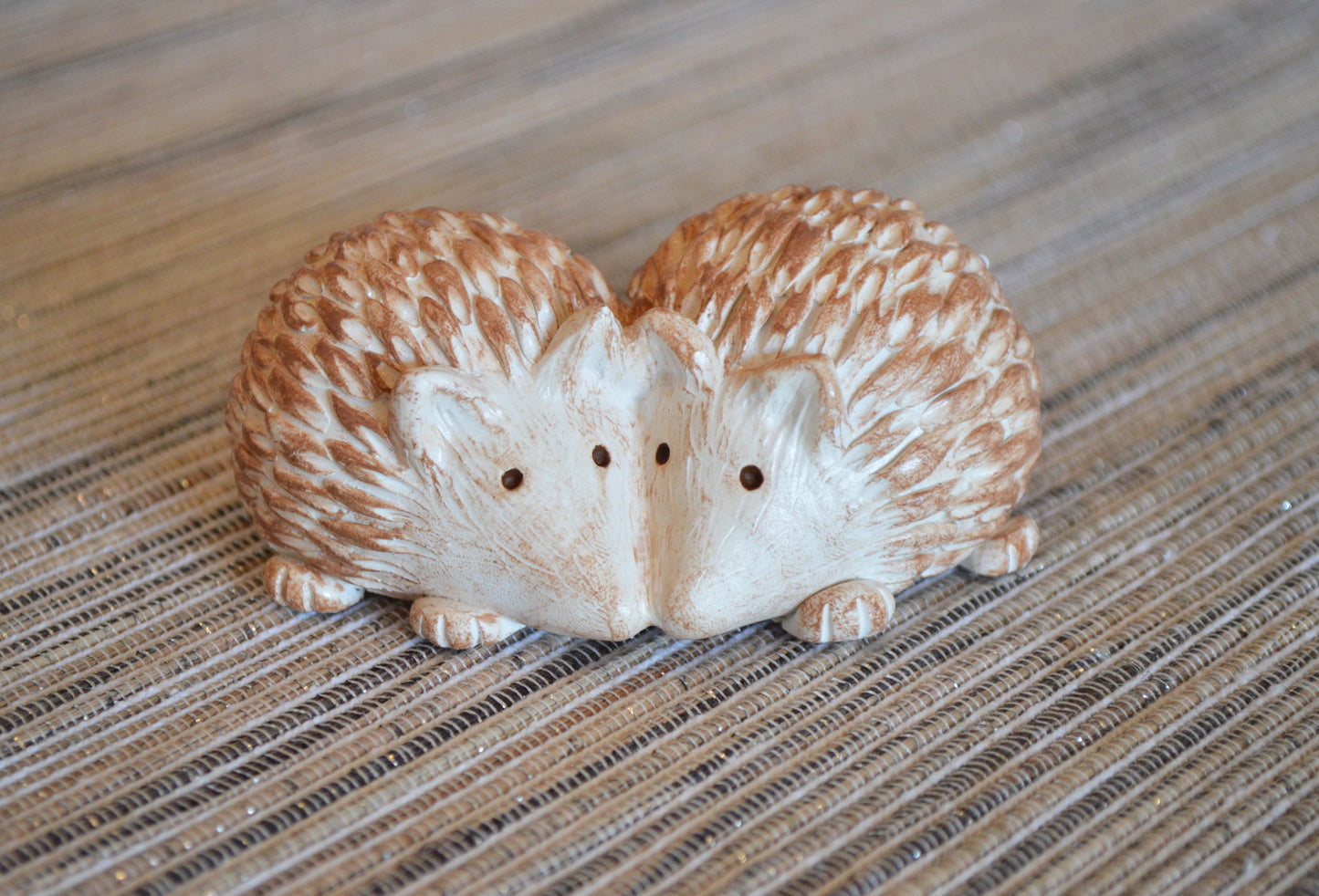 Hedgehogs snuggling wedding cake topper / bride groom / personalized with your initials / custom bespoke wedding anniversary gift